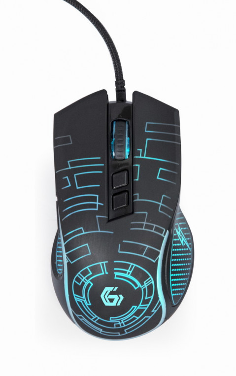 GEMBIRD GAMINGOWA MYSZ Z PODŚWIETLENIEM RGB USB CZ - Galeria zdjęcie 5