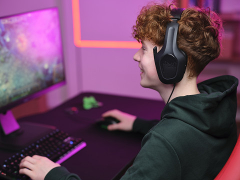 Słuchawki TRUST GXT415 ZIROX HEADSET - BLACK (24990) - Galeria zdjęcie 8