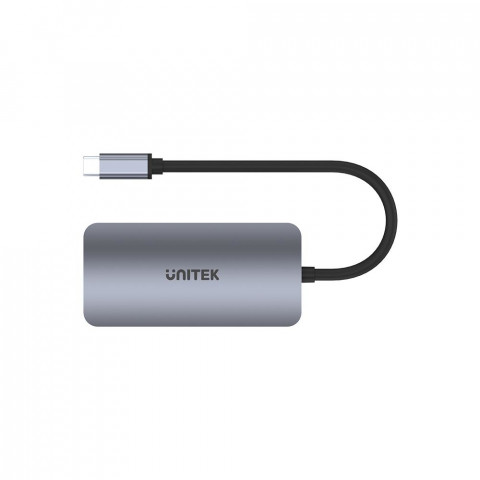 UNITEK HUB USB-C 1XUSB 3.1 GEN1 VGA 2XHDMI PD MST - Galeria zdjęcie 3