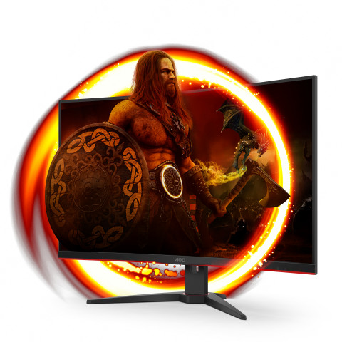 MONITOR AOC LED 32" C32G2ZE/BK - Galeria zdjęcie 2