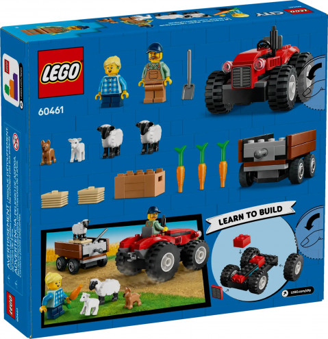 LEGO CITY 60461 Czerwony traktor z przyczepą i owcą - Galeria zdjęcie 2