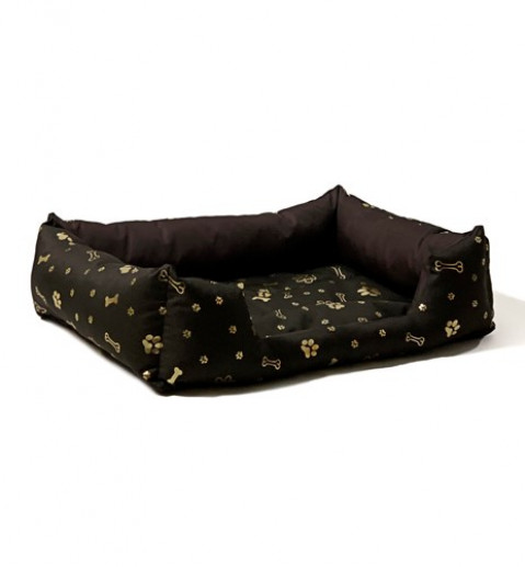 GO GIFT Kostka Legowisko dla psa L - brązowy - 65x45x15 cm - Galeria zdjęcie 1