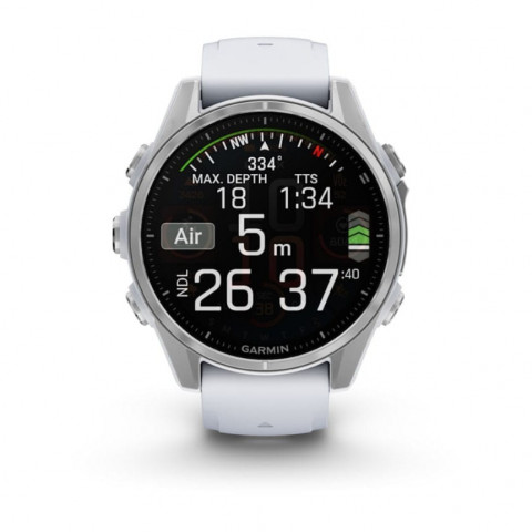 Garmin Fenix 8 AMOLED 43mm Srebrny - Galeria zdjęcie 4