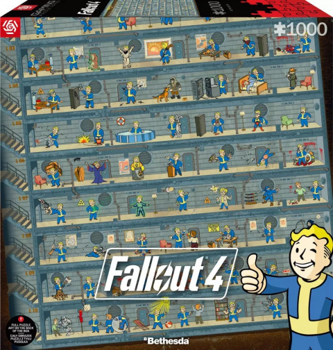 Puzzle Good Loot Gaming Puzzle: Fallout 4 Perk Poster 1000 elementów - Galeria zdjęcie 3