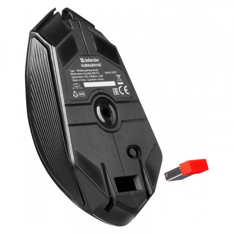 DEFENDER MYSZ GM-237 HORRODINE RF 3200dpi 6P CZARNA - Galeria zdjęcie 4