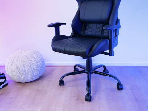 Fotel gamingowy TRUST GXT708 RESTO CHAIR BLACK (24436) - Galeria zdjęcie 3