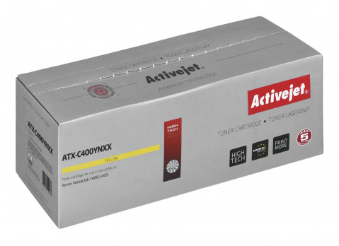 Activejet ATX-C400YNXX Toner do drukarki Xerox, zamiennik Xerox 106R03533; Supreme; 8000 stron; żółty. - Galeria zdjęcie 1