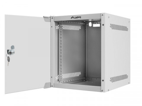 LANBERG SZAFA WISZĄCA 10" 6U (280X310, SZARA) - Galeria zdjęcie 4