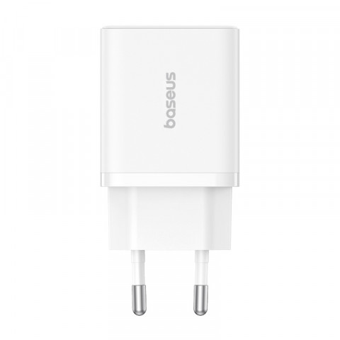 Ładowarka sieciowa Baseus Cube C+U 30W EU (moon white) - Galeria zdjęcie 1
