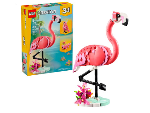 LEGO CREATOR 31170 Dzikie zwierzęta: różowy flaming - Galeria zdjęcie 2