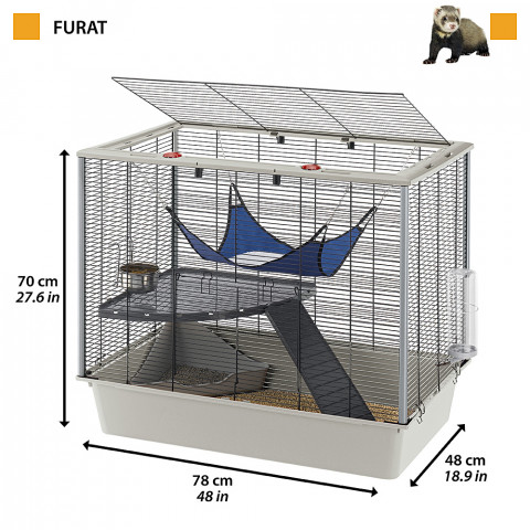 FERPLAST Furet Plus - klatka dla fretki Furet Plus - Galeria zdjęcie 2