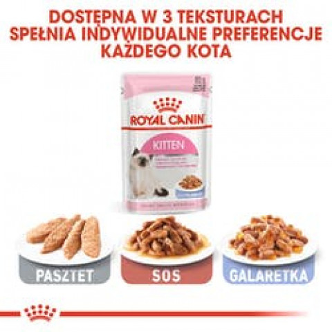 ROYAL CANIN FHN Kitten Instinctive in Jelly - mokra karma dla kociąt - 12x85 g - Galeria zdjęcie 14
