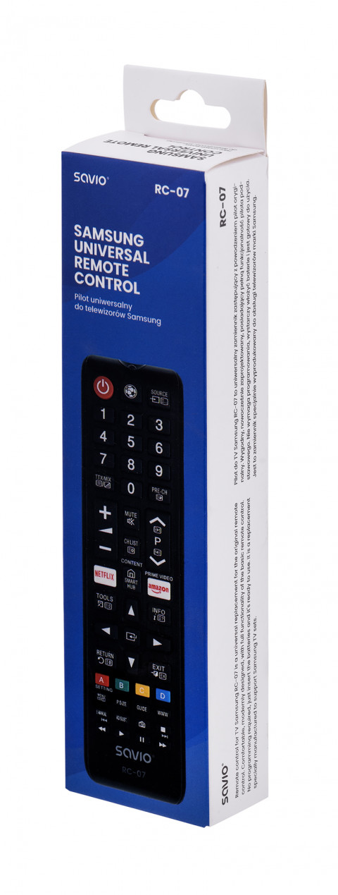 SAVIO PILOT UNIWERSALNY/ZAMIENNIK DO TV SAMSUNG RC-07 - Galeria zdjęcie 7
