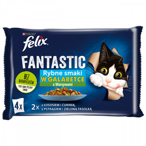 FELIX Fantastic Ryba z warzywami - mokra karma dla kota - 4x85g - Galeria zdjęcie 1