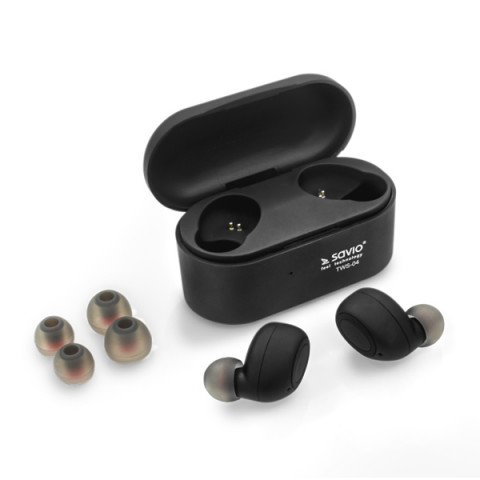 SAVIO BEZPRZEWODOWE SŁUCHAWKI BLUETOOTH TWS-04 - Galeria zdjęcie 4