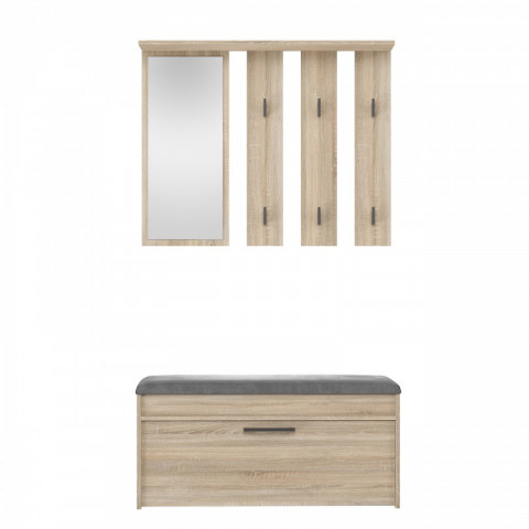 Garderoba PARMA 100x35xH180 sonoma - Galeria zdjęcie 2