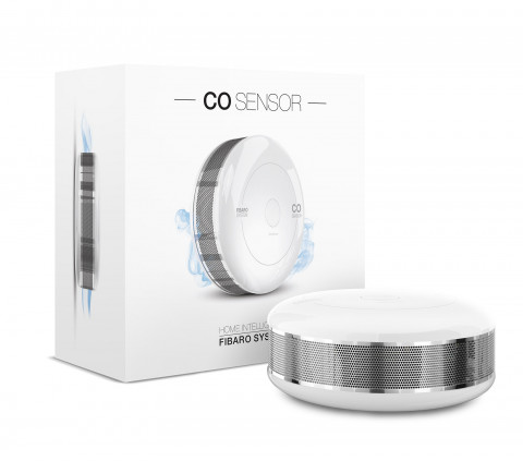 FIBARO Czujnik tlenku węgla CO Sensor FGCD-001 (wewnętrzny; Z-Wave; kolor biały) - Galeria zdjęcie 2