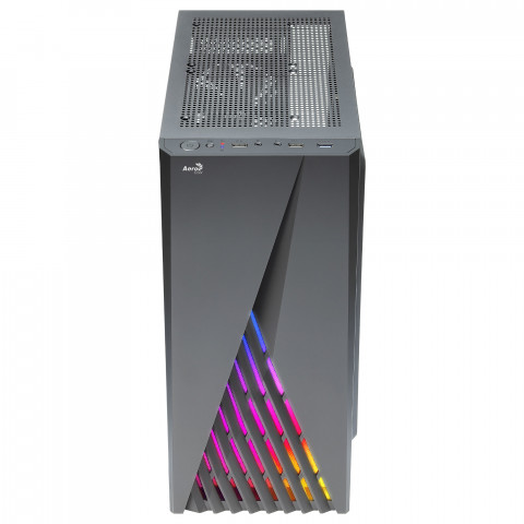 Obudowa AEROCOOL PGS DELTA-A-BK-v1 RGB czarna - Galeria zdjęcie 3