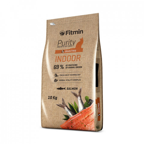 FITMIN Purity Indoor - sucha karma dla kota - 10 kg - Galeria zdjęcie 1