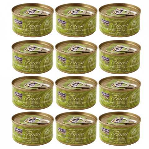 FISH4CATS Filet tuńczyka z omułkiem zielonowargowym - mokra karma dla kota - 12x70g - Galeria zdjęcie 1