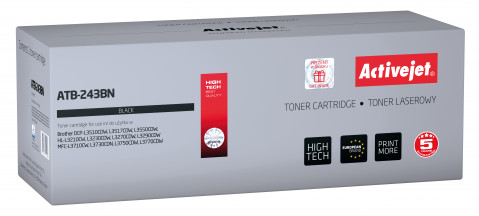 Activejet ATB-243BN Toner do Brother, Zamiennik Brother TN-243BK; Supreme; 1000 stron; czarny. - Galeria zdjęcie 1