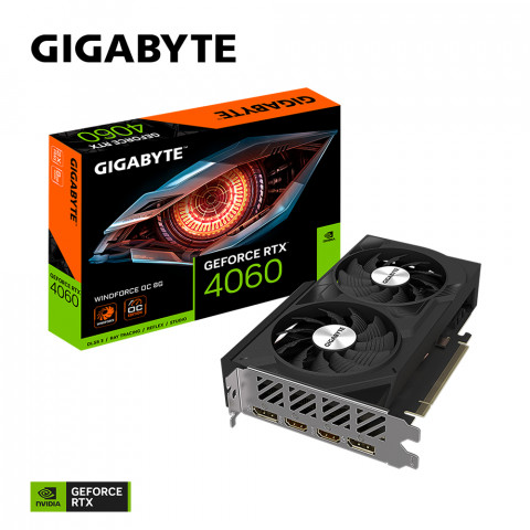 Karta graficzna Gigabyte GeForce RTX 4060 WINDFORCE OC 8GB GDDR6 (GV-N4060WF2OC-8GD) - Galeria zdjęcie 3