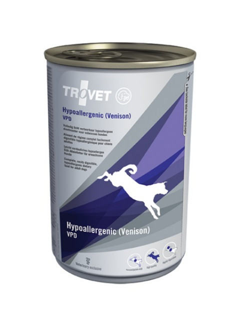 TROVET Hypoallergenic VPD z dziczyzną - mokra karma dla psa - 6x400g - Galeria zdjęcie 3