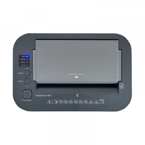 HP Niszczarka ONESHRED Auto 100CC, biało-szara - Galeria zdjęcie 5