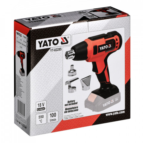 Opalarka 18V 550° II BIEGI YT-82285 YATO - Galeria zdjęcie 7