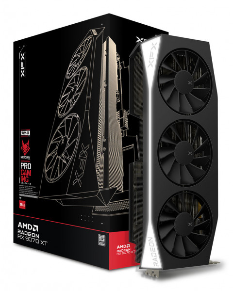 Karta graf. XFX MERCURY RX 9070XT Gaming LED 16GB - Galeria zdjęcie 5