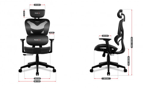 Fotel gamingowy Huzaro Combat 8.0 Carbon - Galeria zdjęcie 6