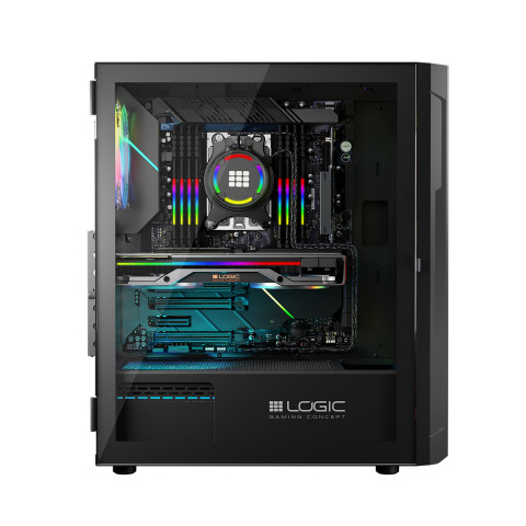 LOGIC OBUDOWA ARAMIS ARGB MIDI USB 3.0 BLACK - Galeria zdjęcie 11