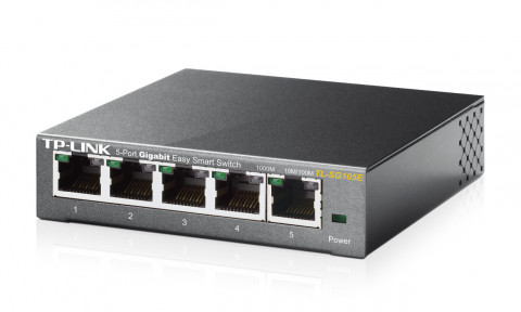 TP-Link TL-SG105E 5-Port Gigabit Easy Smart Switch Desktop - Galeria zdjęcie 3