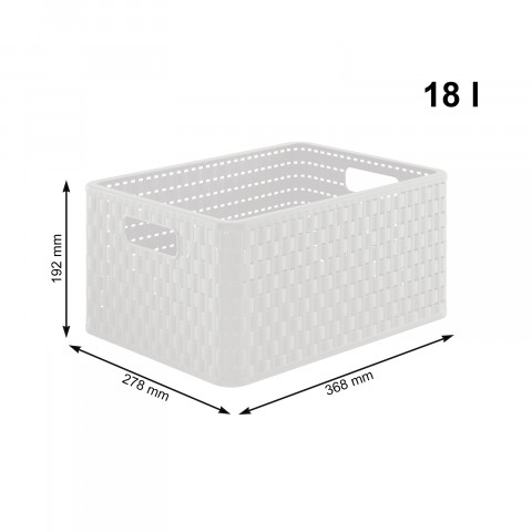 ROTHO Country antracyt/biały - regał - 71,2 x 32,5 x 37,5 cm - Galeria zdjęcie 3