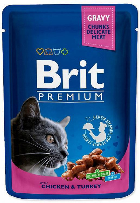 BRIT Cat Pouches Family Plate - mokra karma dla kota - 12x100 g - Galeria zdjęcie 6