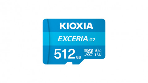 KIOXIA 512GB microSD KIOXIA Exceria (gen 2) UHS I U3 V30 with adapter - Galeria zdjęcie 1