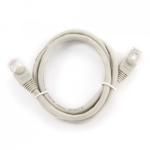 Patchcord UTP Gembird ( RJ45 - RJ45 kat.6 1m szary ) - Galeria zdjęcie 3