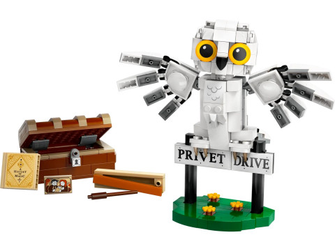 LEGO Harry Potter 76425 Hedwiga z wizytą na ul. Privet Drive 4 - Galeria zdjęcie 3