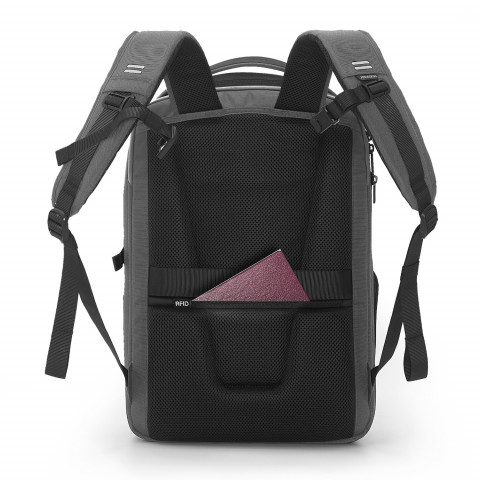 XD DESIGN PLECAK BIZZ BACKPACK SZARY - Galeria zdjęcie 15