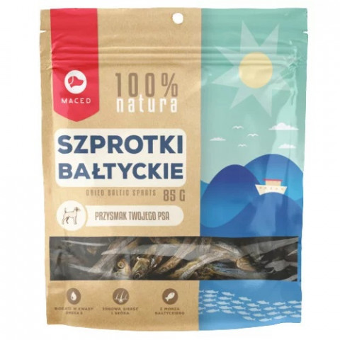 MACED Szprotki Bałtyckie - przysmak dla psa - 85 g - Galeria zdjęcie 1