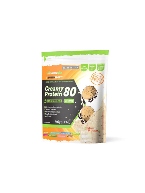 Odżywka białkowa NAMEDSPORT Creamy protein 80 / ciastko 500g - Galeria zdjęcie 1