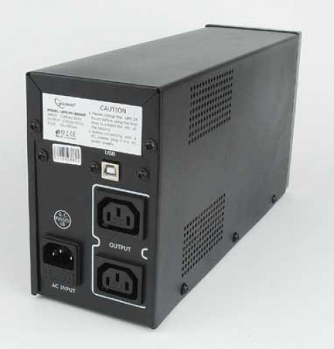 Energenie zasilacz awaryjny ups avr 850va 2x c13 ups-pc-850ap - Galeria zdjęcie 2