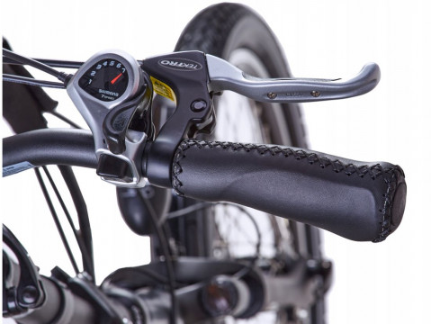 JOBOBIKE Sam - Składany Rower Elektryczny Miejski Dla Seniora 250W Szary - Galeria zdjęcie 4