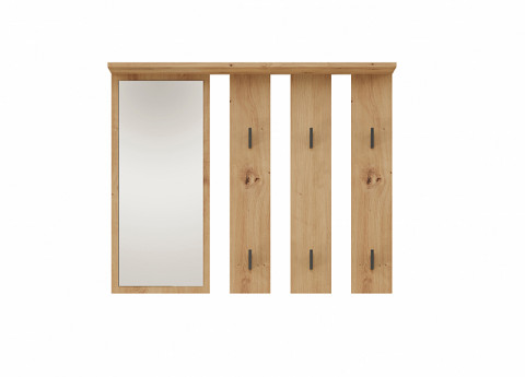 Wieszak + lustro PARMA 100x15xH.81,5 artisan - Galeria zdjęcie 2