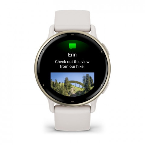 Zegarek Garmin Vivoactive 5 42mm Kremowo-złoty - Galeria zdjęcie 2