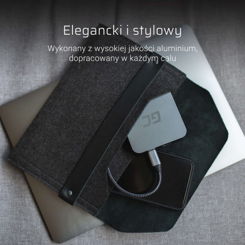 GREEN CELL ADAPTER, PRZEJŚCIÓWKA HUB USB-C 6W1 - Galeria zdjęcie 4