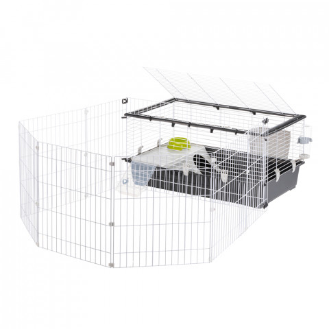 FERPLAST CAGE PARKHOME 100 - klatka dla królików i świnek morskich - 95x177,5x56 cm - Galeria zdjęcie 1