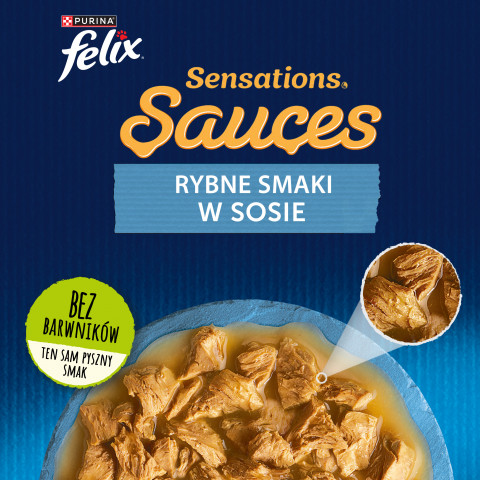 FELIX Sensations Ryba w sosie - mokra karma dla kota - 4x 85g - Galeria zdjęcie 4