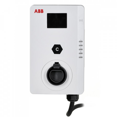 Stacja ładowania ABB Terra AC W22-G5-RD-MC-0 wallbox 22kW kabel 5m - Galeria zdjęcie 3