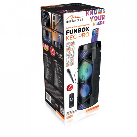 MEDIA-TECH POWER AUDIO BT FUNBOX KEG PRO MT3182 - Galeria zdjęcie 16